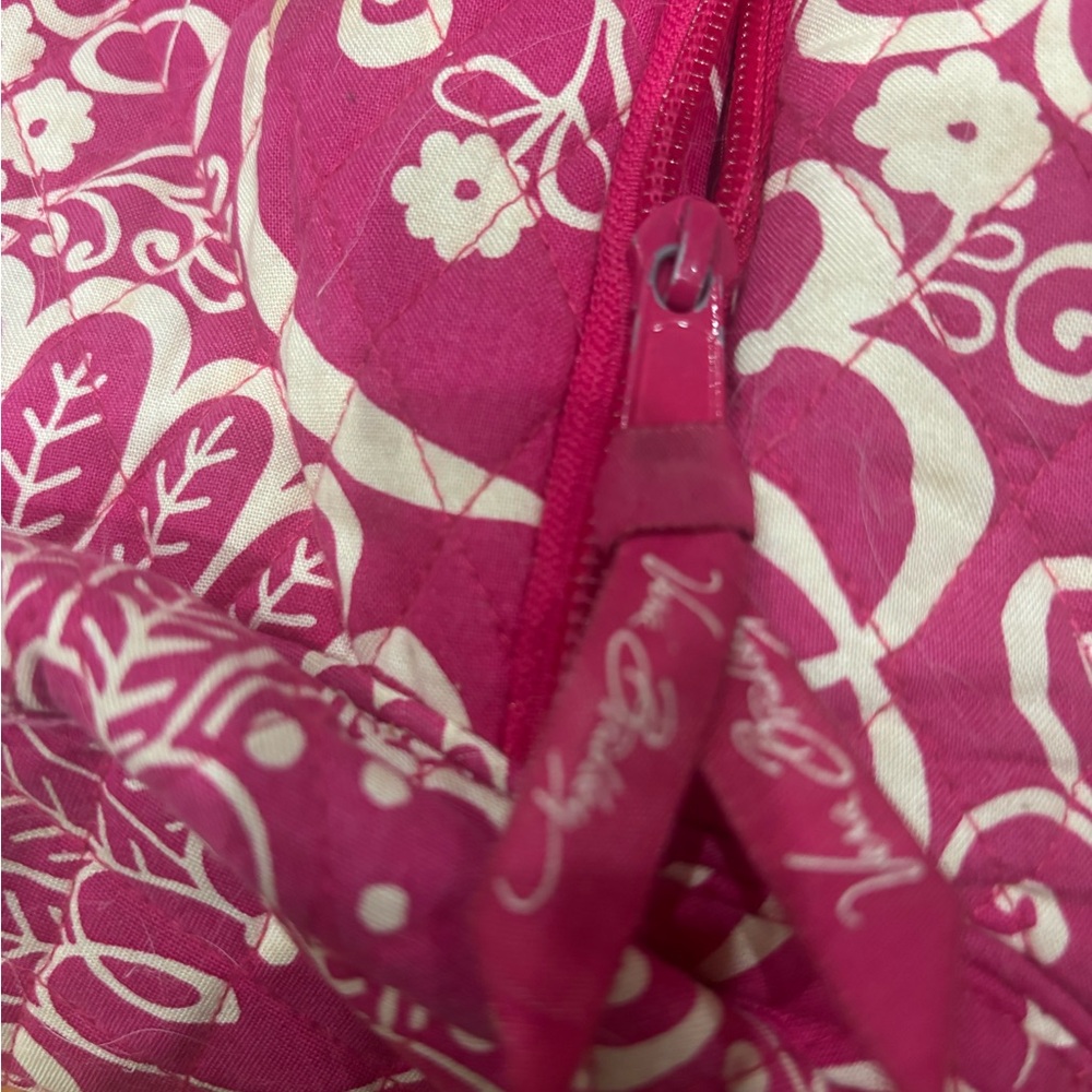 Pink and White Patterned Backpack - Picture 10 of 10
